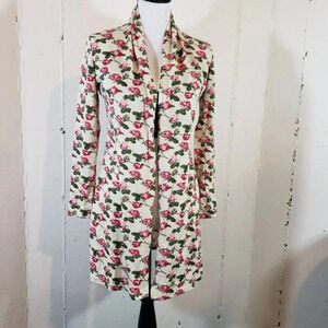 Tightrope 10 floral open cardigan LW‎ sweater